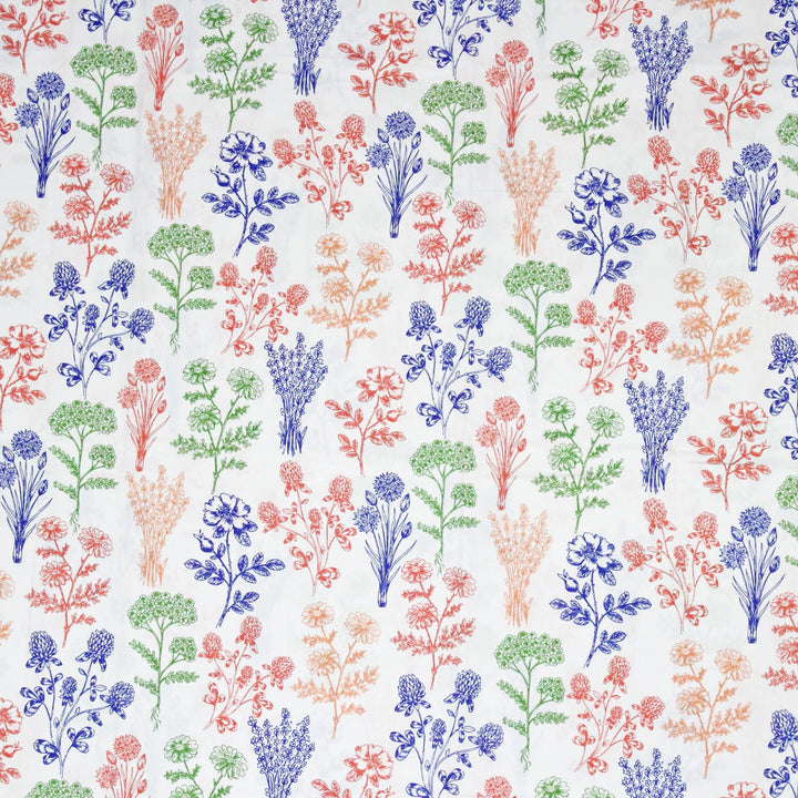 Full View Printed Floral Cotton Design 
