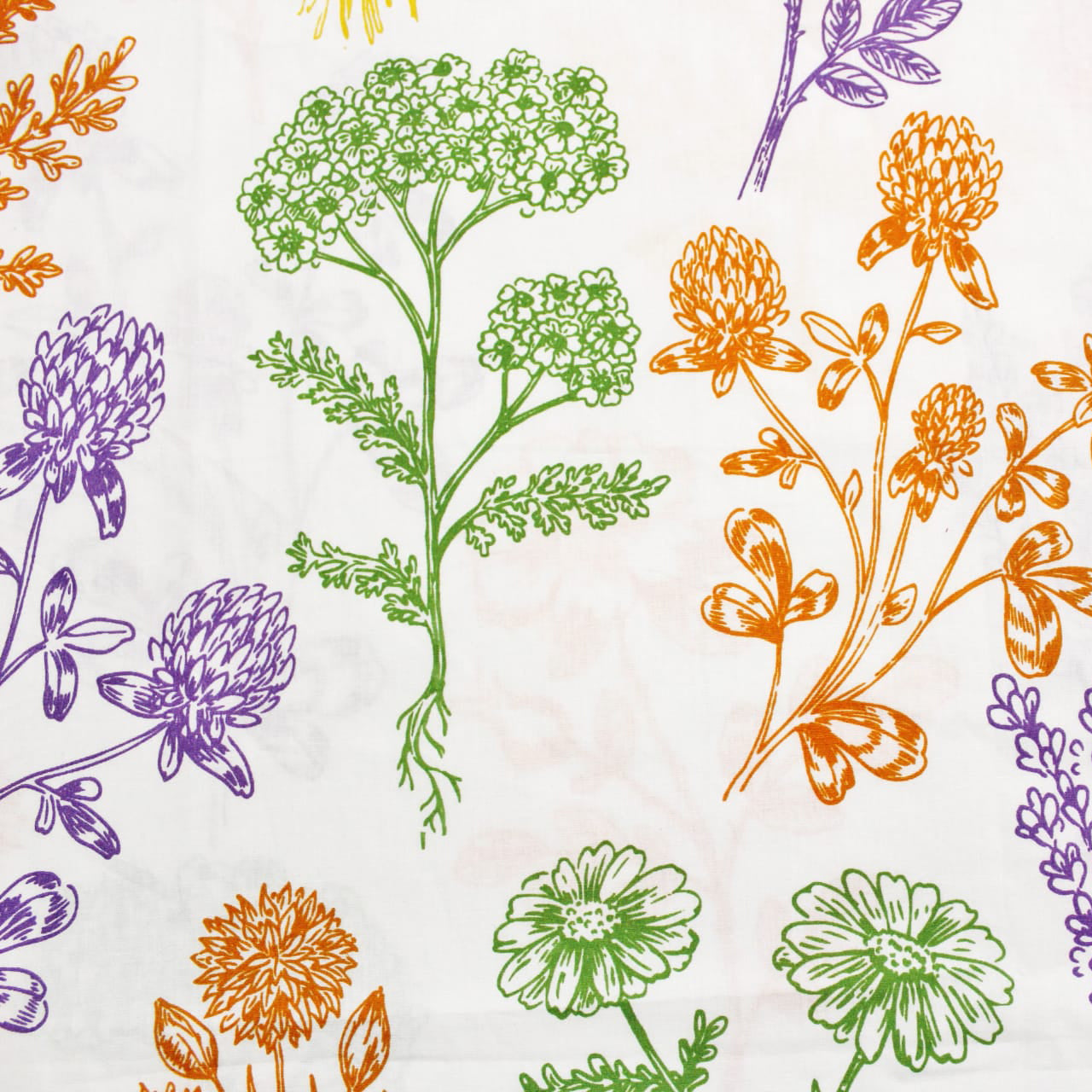 Full View Printed Floral Cotton Design 