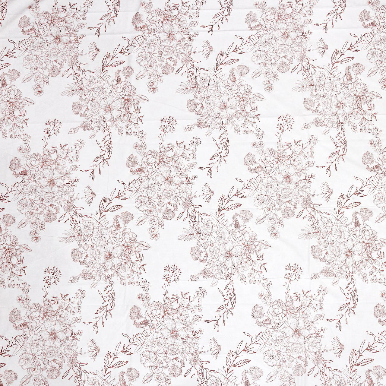 Full View Printed Floral Cotton Design 