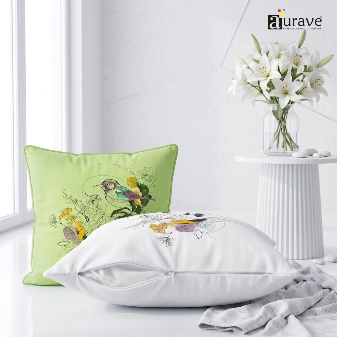 Zari Elle Fine Line Portrait DTF Cushion Cover (Copy) test