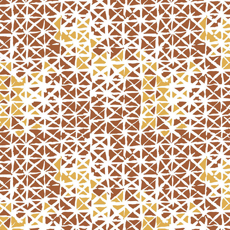 Soft Geometrical Print 144 TC Cotton Bedsheet In Brown At Best Prices