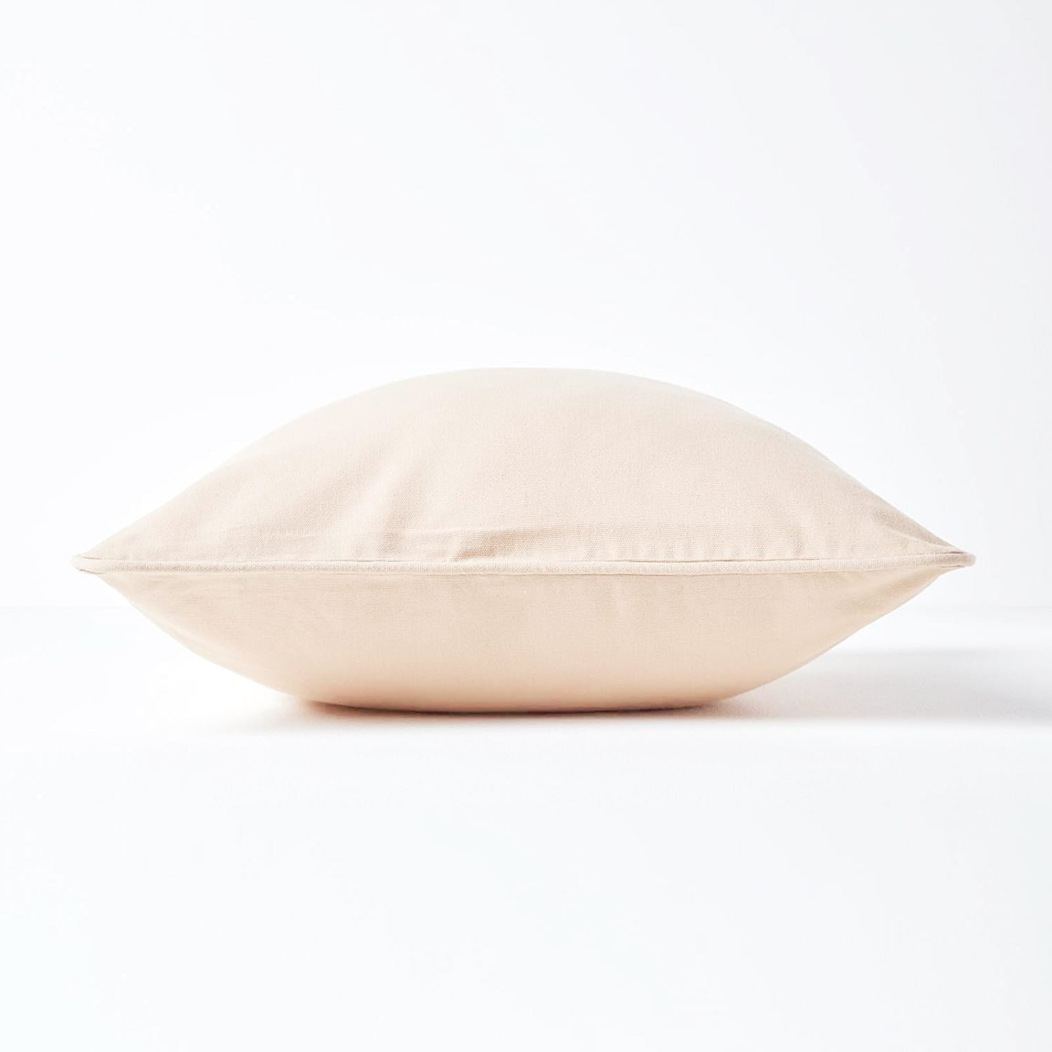 Plain Cotton Decorative Cushion Cover 1 Pc in Beige online at best prices