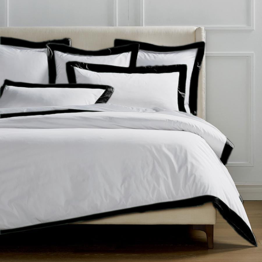 DIVINE 210 TC Cotton Dohar - White/Black