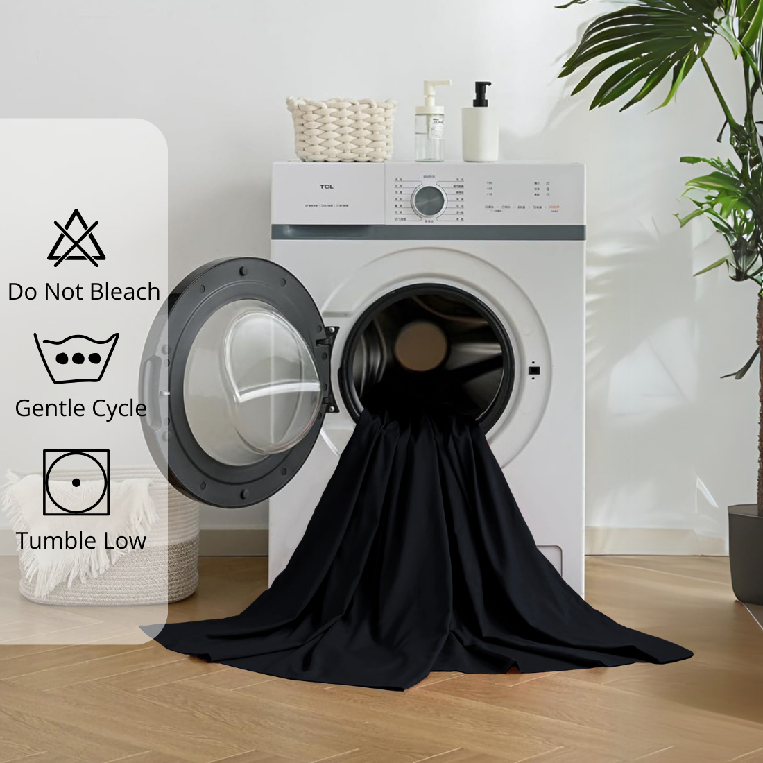 Plain Cotton Satin 400 TC Bedsheet  Machine Washable