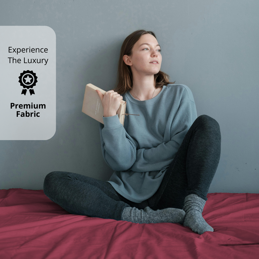 Plain Cotton Satin 400 TC Fitted Bedsheet