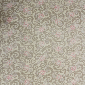 Printed Floral Cotton 144 TC Fitted Bedsheet Design 