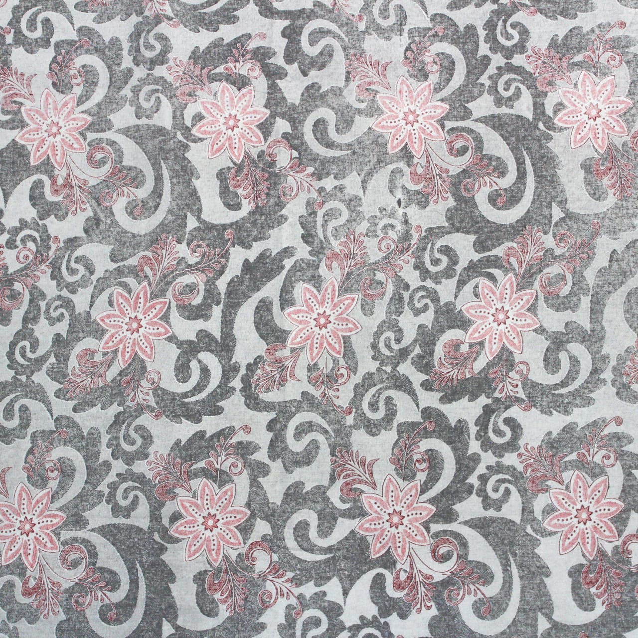 Full View Printed Floral Cotton 144 TC Bedsheet Design 