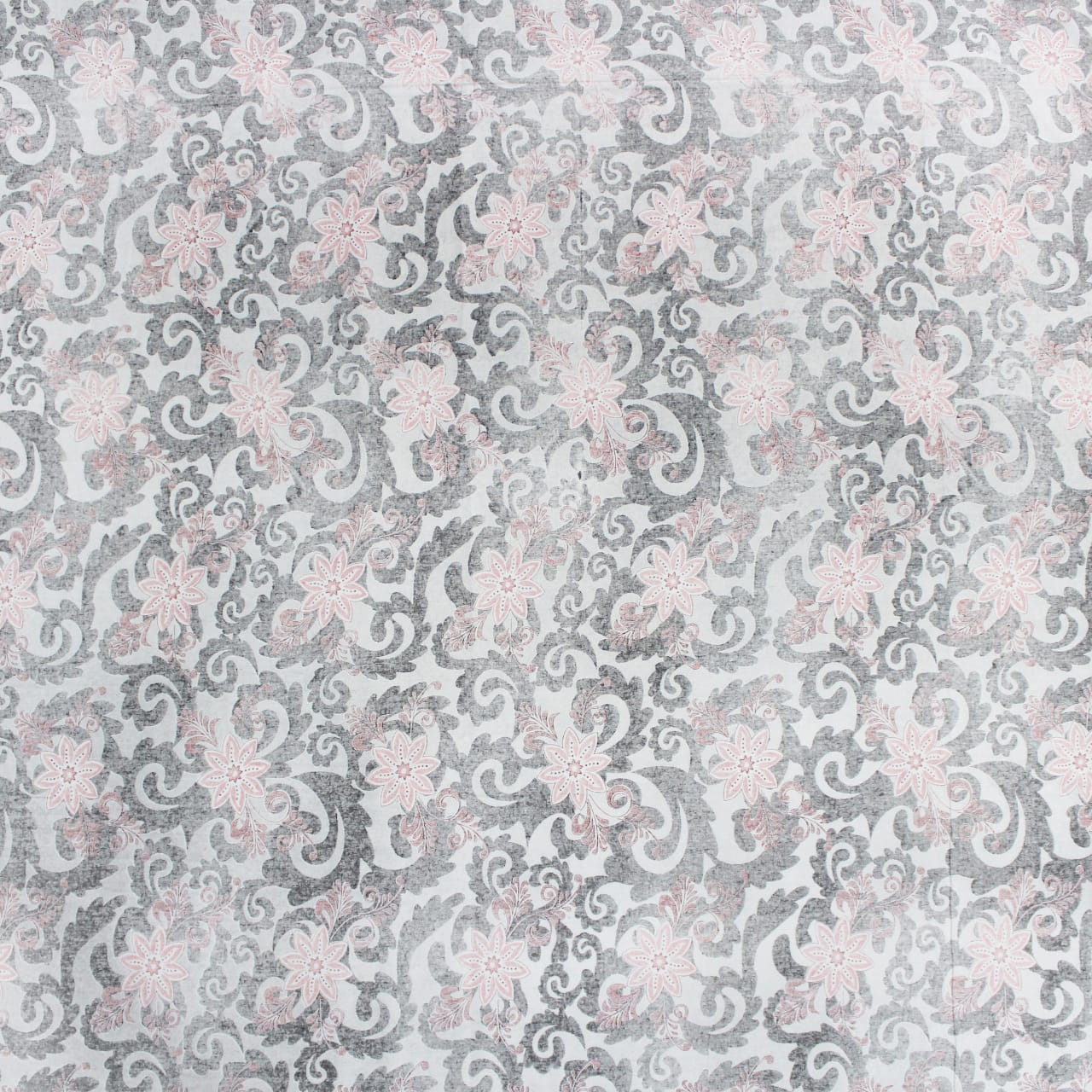 Printed Floral Cotton 144 TC Fitted Bedsheet Design 