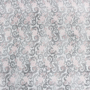 Printed Floral Cotton 144 TC Fitted Bedsheet Design 