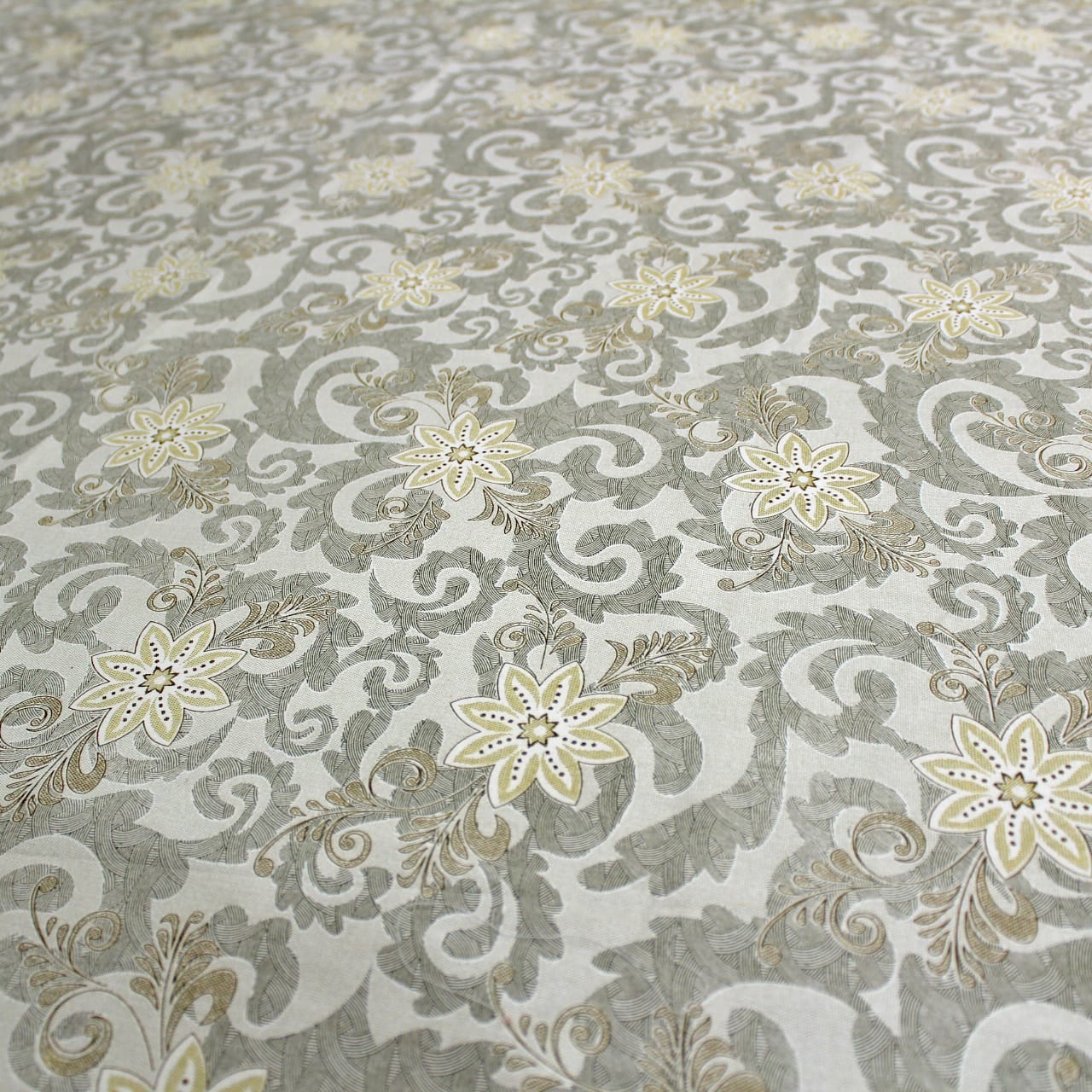Full View Printed Floral Cotton 144 TC Bedsheet Design 