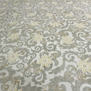 Full View Printed Floral Cotton 144 TC Bedsheet Design 
