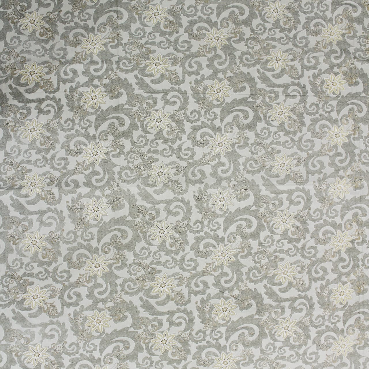 Printed Floral Cotton 144 TC Bedsheet Design 