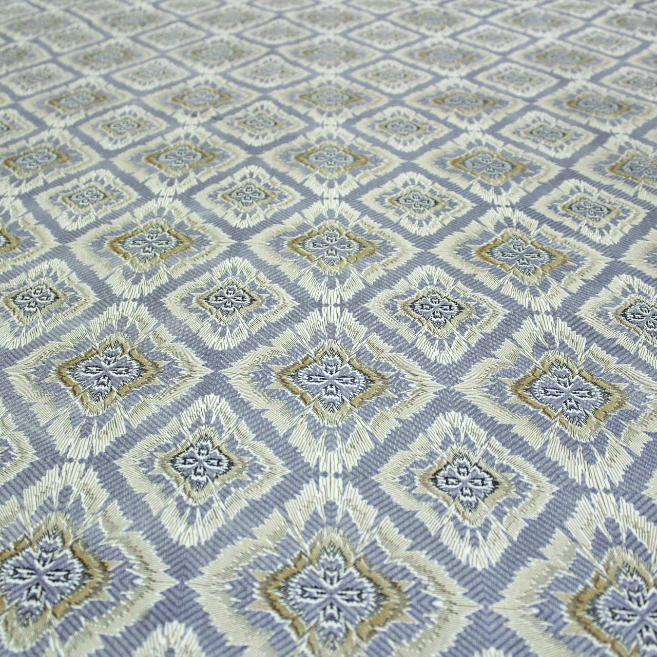 Printed Abstract Cotton 144 TC Fitted Bedsheet Design 