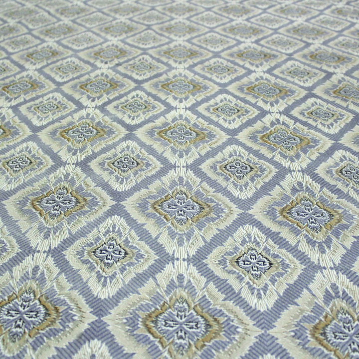 Printed Abstract Cotton 144 TC Fitted Bedsheet Design 