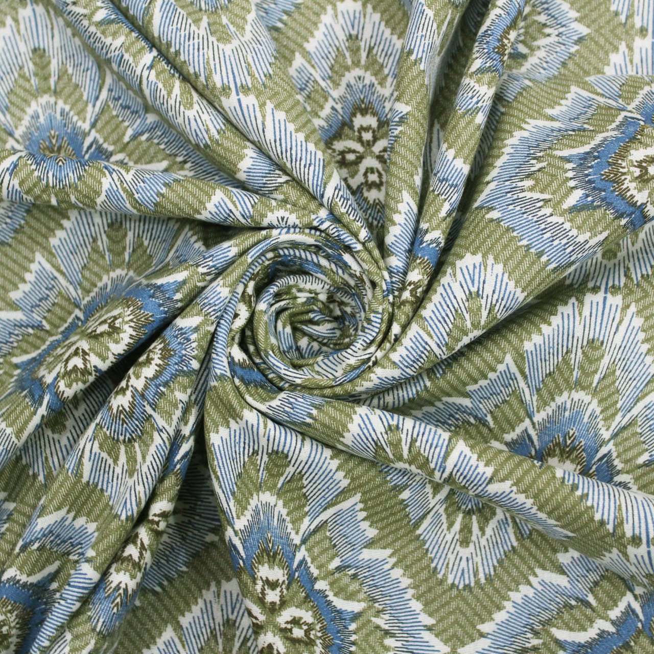 Printed Abstract Cotton 144 TC Bedsheet
