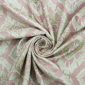 Printed Abstract Cotton 144 TC Fitted Bedsheet 