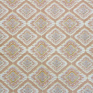 Full View Printed Abstract Cotton 144 TC Fitted Bedsheet Design 