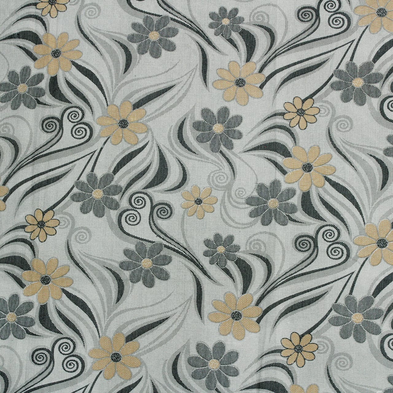 Full View Printed Floral Cotton 144 TC Fitted Bedsheet Design 