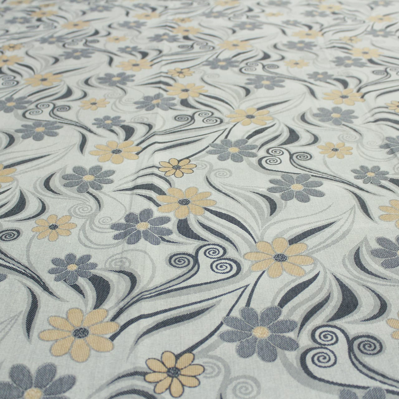 Full  View Printed Floral Cotton 144 TC Bedsheet Design 