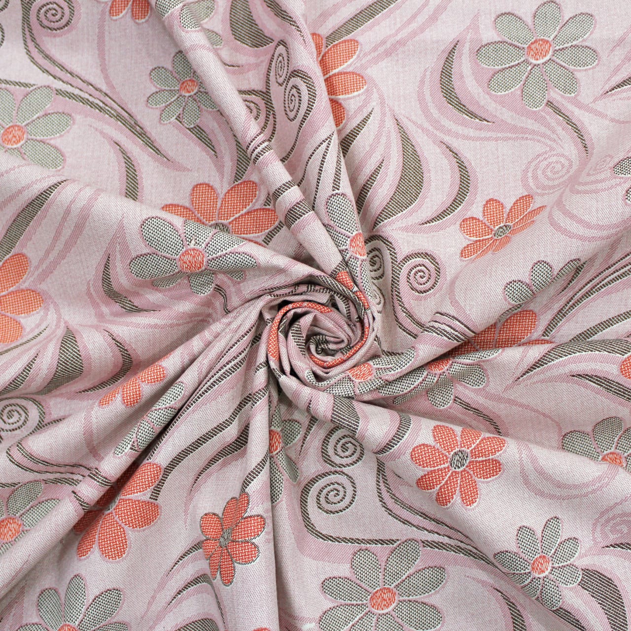 Printed Floral Cotton 144 TC Fitted Bedsheet 