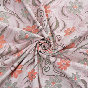Printed Floral Cotton 144 TC Bedsheet 
