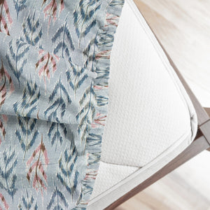 Printed Abstract Cotton 144 TC Fitted Bedsheet 