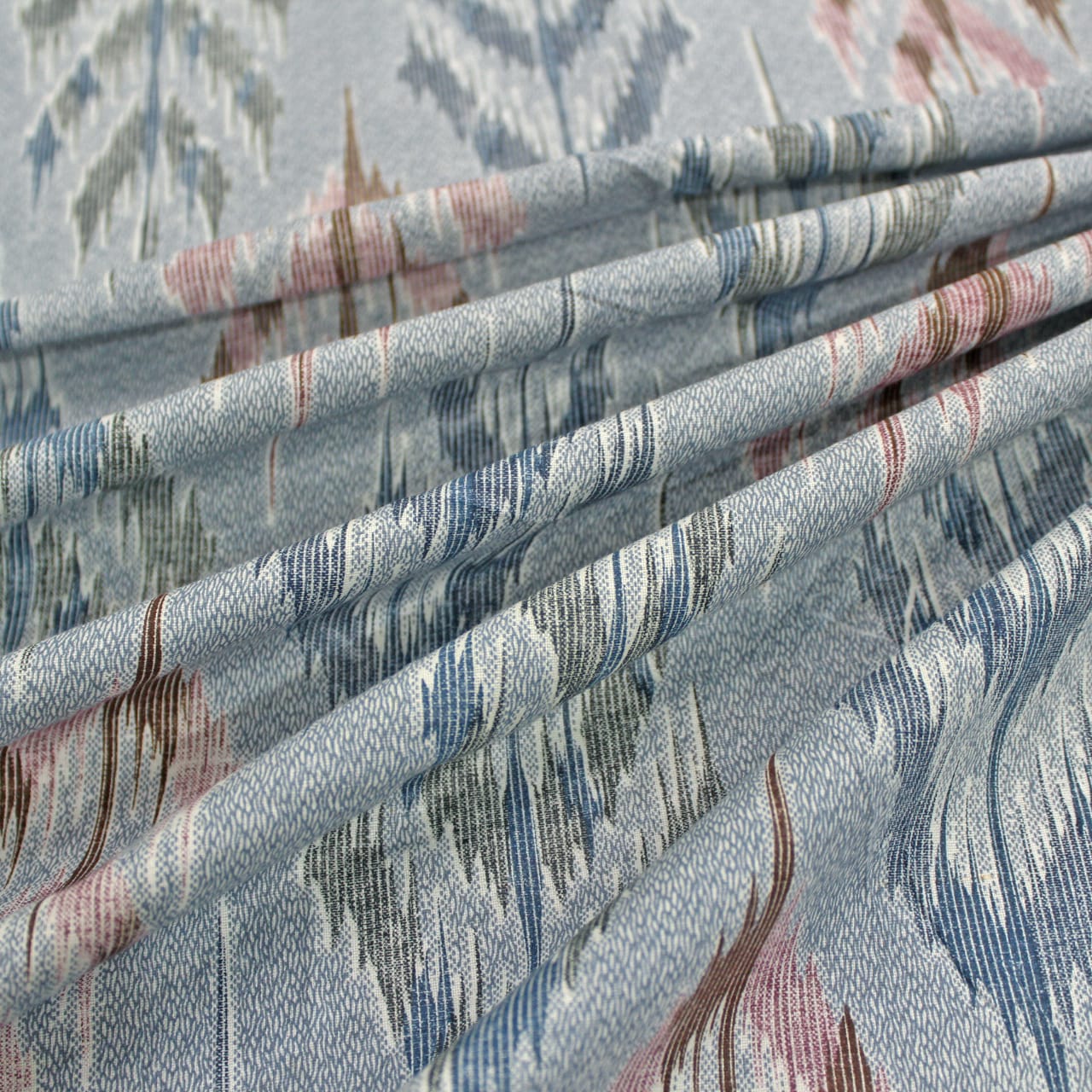 Printed Abstract Cotton 144 TC Fitted Bedsheet 