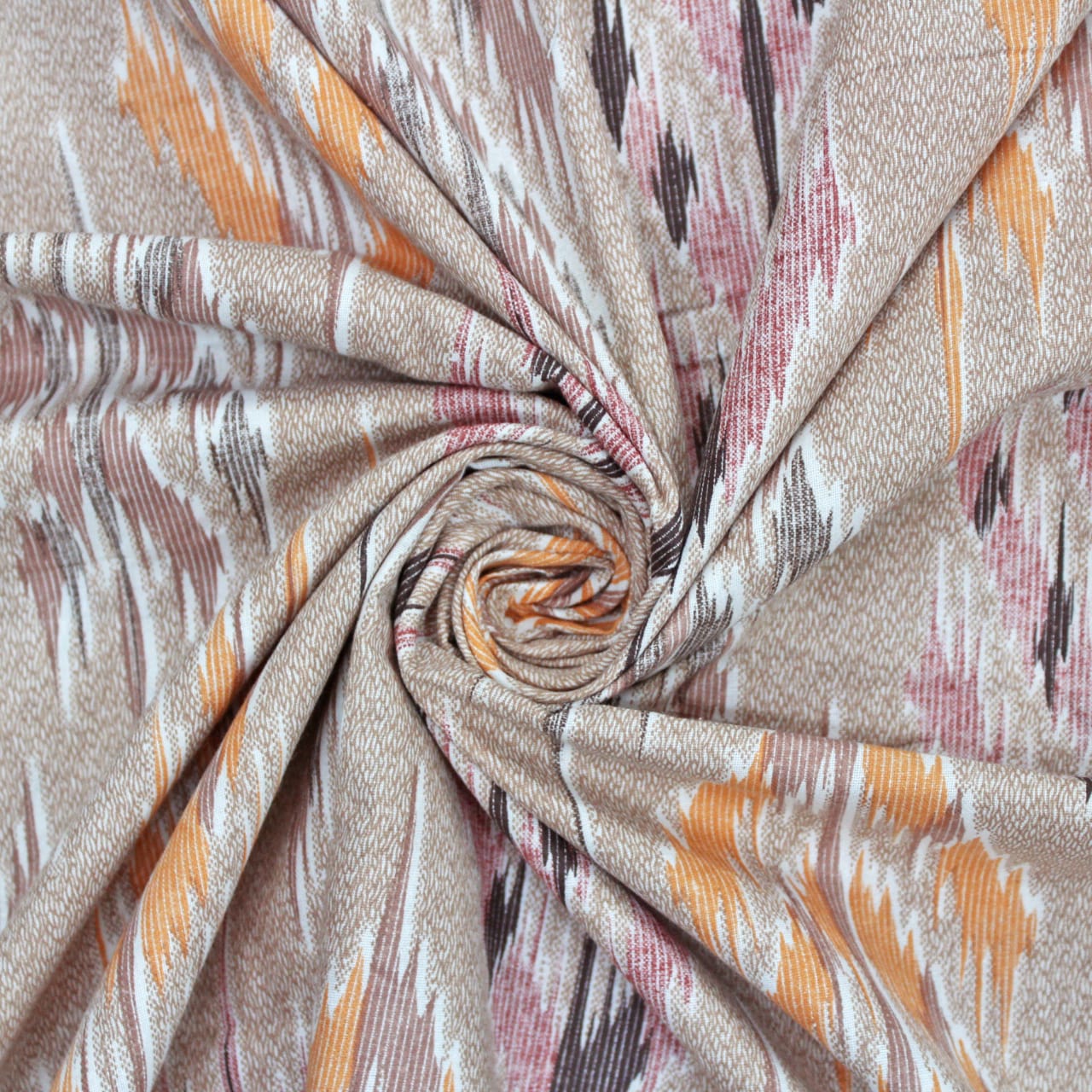 Printed Abstract Cotton 144 TC Bedsheet 