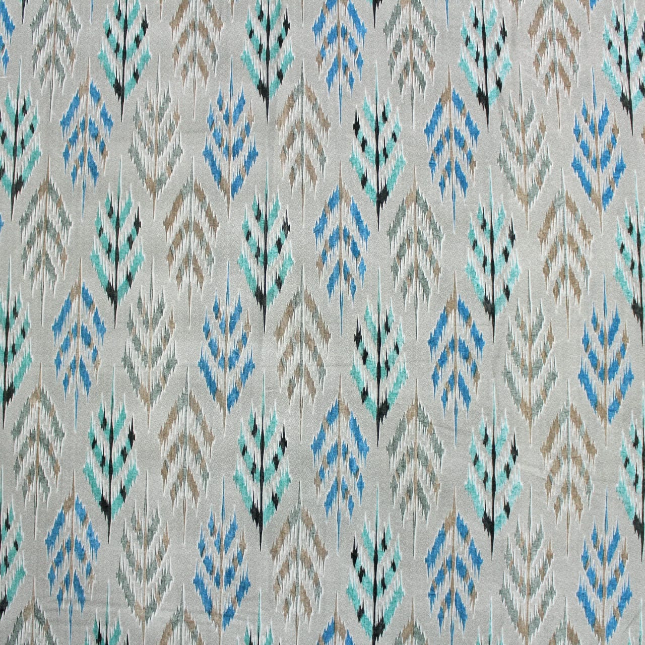 Printed Abstract Cotton 144 TC Fitted Bedsheet Design 