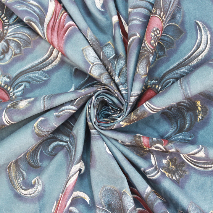 Close-up Floral 7D Digital Printed Fitted Bedsheet  