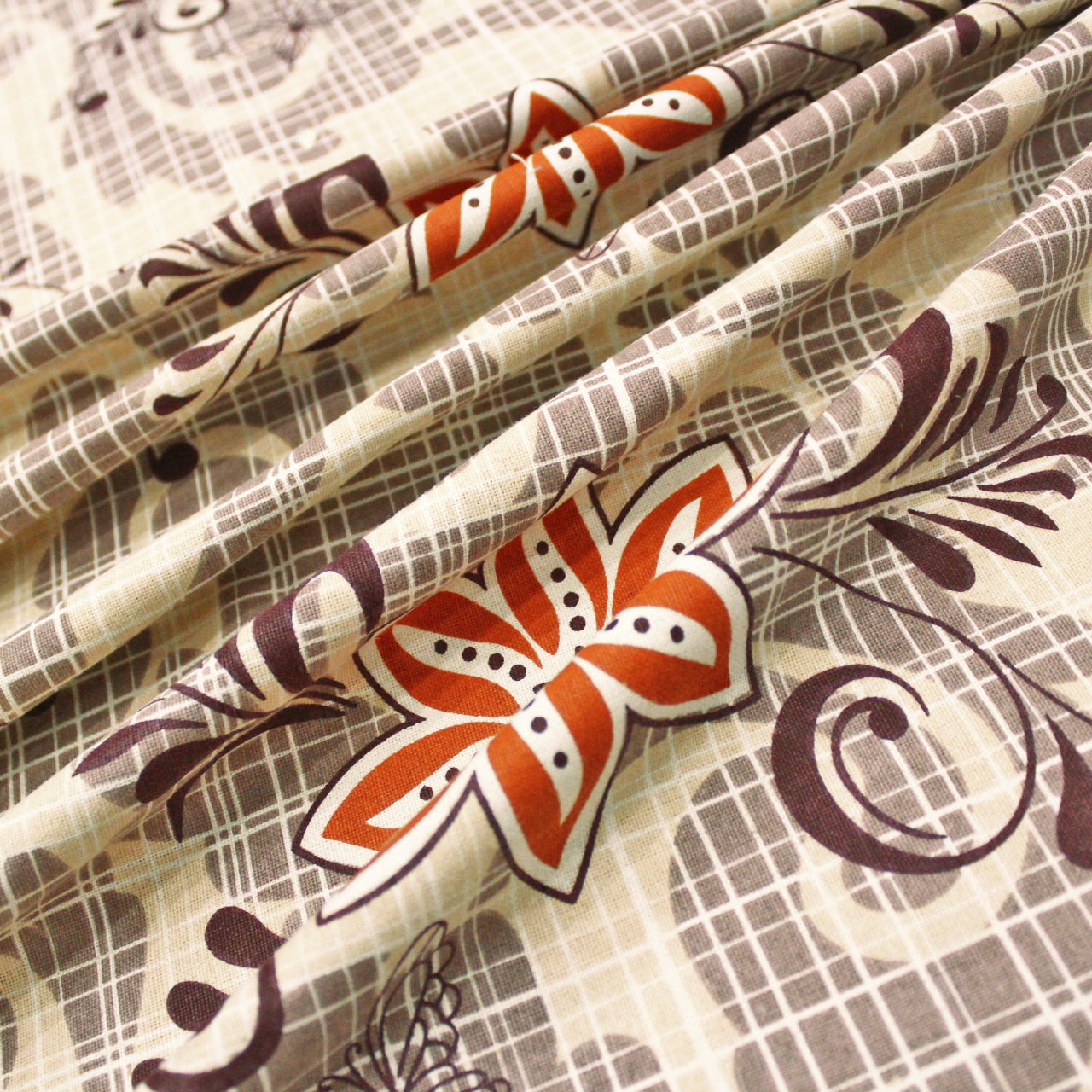 Printed Cotton Flare 144 TC Bedsheet 