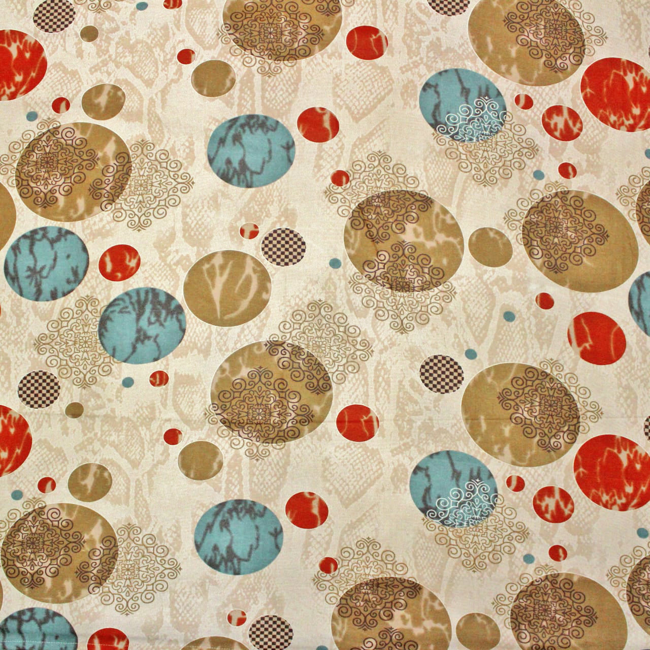 Close up Printed Cotton Flare 144 TC Bedsheet Design 