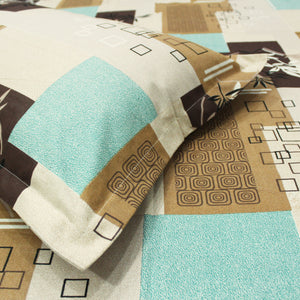 Close-up Printed Cotton Flare 144 TC Bedsheet with Pillow Covers