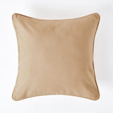 Plain Cotton Decorative Cushion Cover - Camel Brown