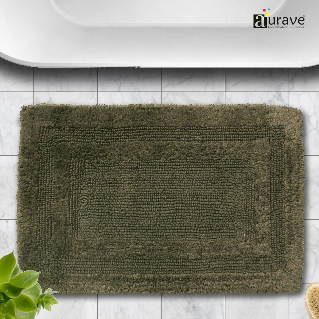 cotton bath mat