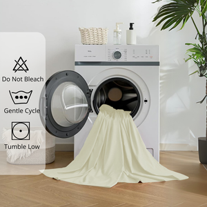 Plain Cotton Satin 400 TC Fitted Bedsheet Machine Washable