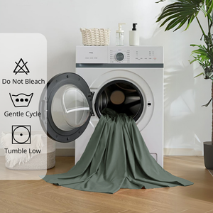 Plain Cotton Satin 400 TC Bedsheet   Machine Washable 
