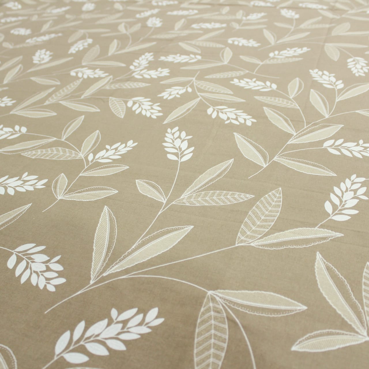 Printed Floral Cotton 250 TC Fitted Bedsheet Design 