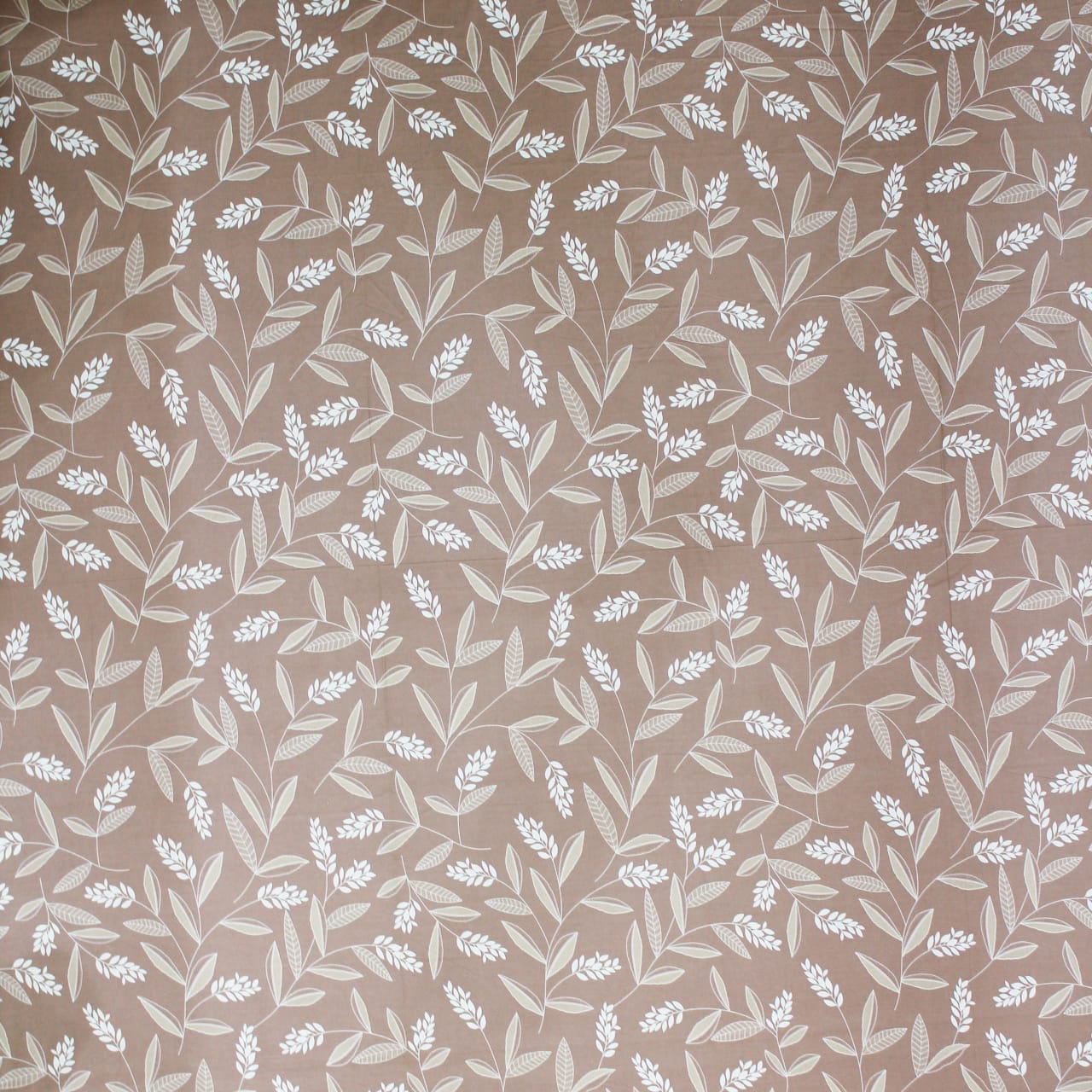 Printed Floral Cotton 250 TC Fitted Bedsheet Design 