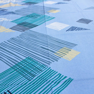Printed Geometrical Cotton 250 TC Bedsheet Design 