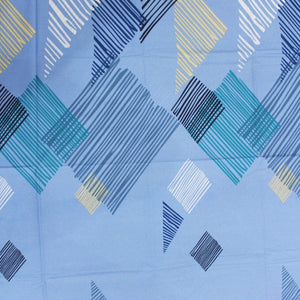 Full View Printed Geometrical Cotton 250 TC Bedsheet  Design 