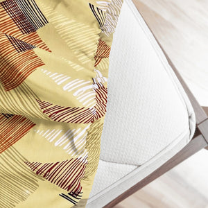 Printed Geometrical Cotton 250 TC Bedsheet 