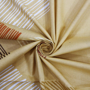 Printed Geometrical Cotton 250 TC Bedsheet 