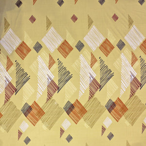 Printed Geometrical Cotton 250 TC Bedsheet Design 