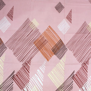 Printed Geometrical Cotton 250 TC Bedsheet Design 