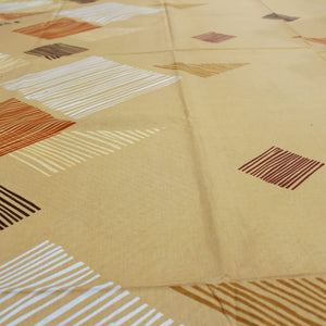 Printed Geometrical Cotton 250 TC Fitted Bedsheet Design 
