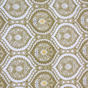 Printed Damask Cotton 250 TC Fitted Bedsheet Design 