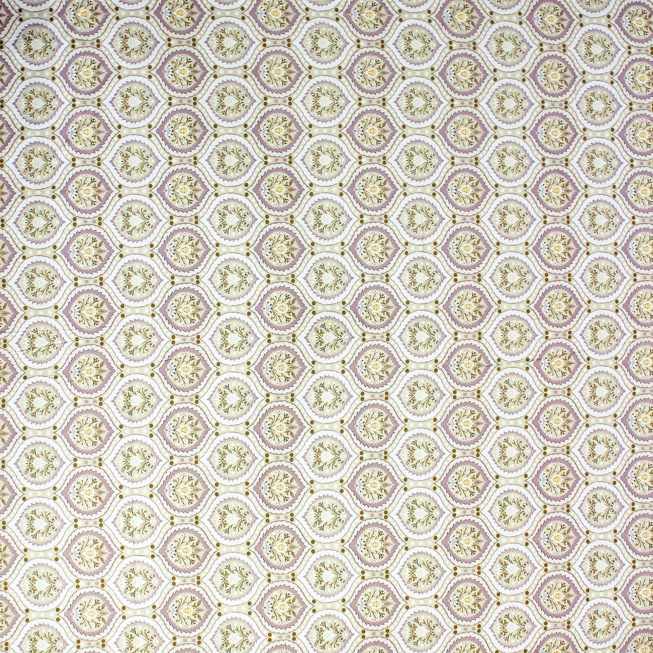 Printed Damask Cotton 250 TC Bedsheet Design 