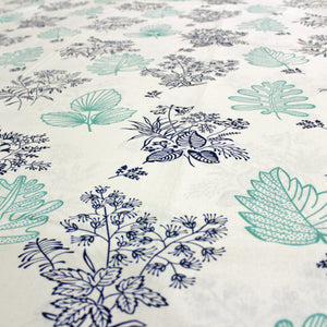 Full View Printed Floral Cotton 250 TC Fitted Bedsheet  Design 