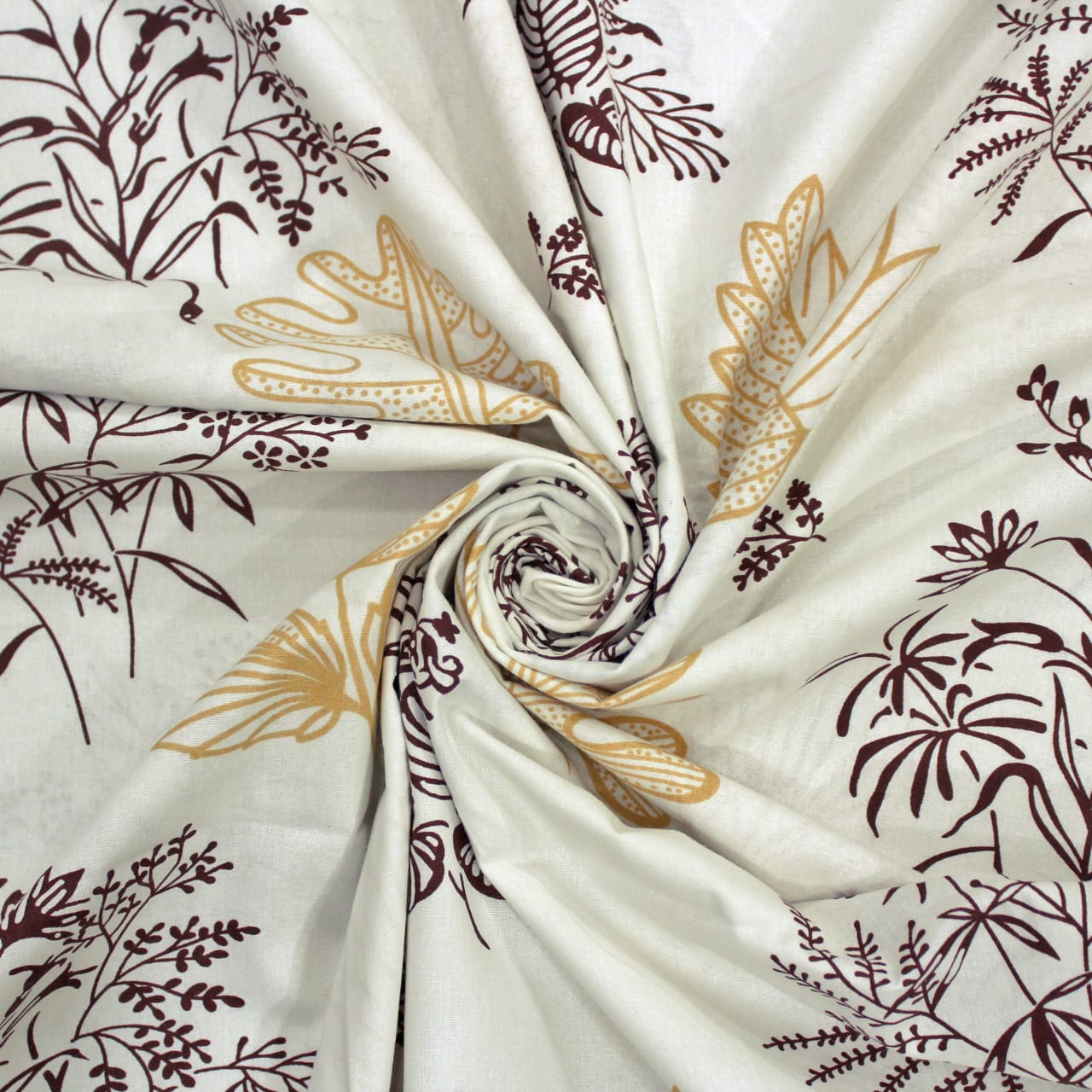 Printed Floral Cotton 250 TC Bedsheet 